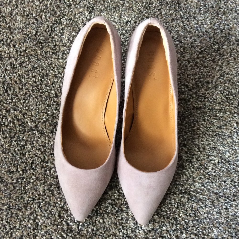 Coast Women's High Heels Pointed Toe 3in Pumps Pink Size 37 Shoes